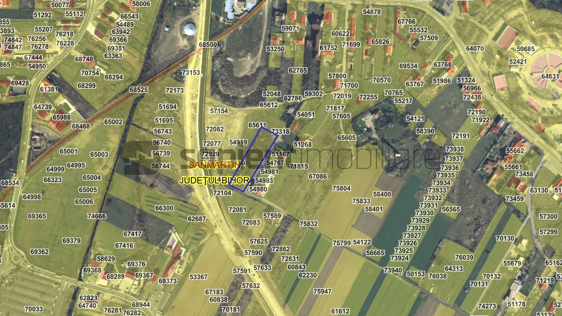 De vânzare teren intravilan, 4,152 mp, Sânmartin - Poză 1