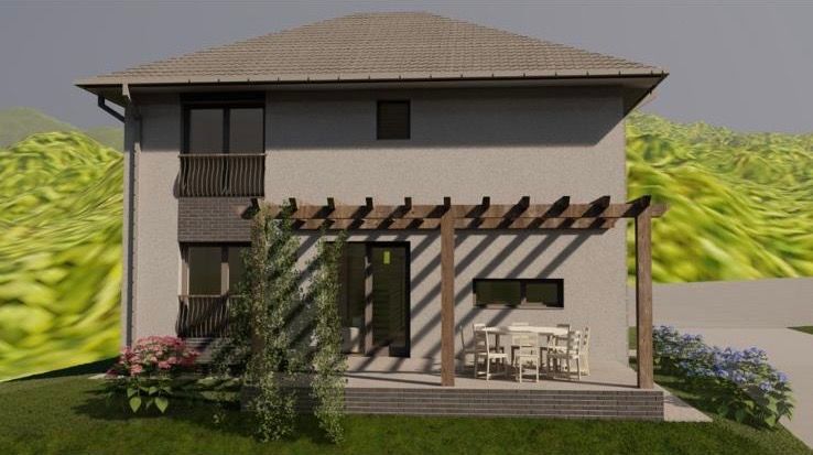 Casa individuala de vanzare, 5 camere, dressing, 3 bai, 600mp curte - Poză 3