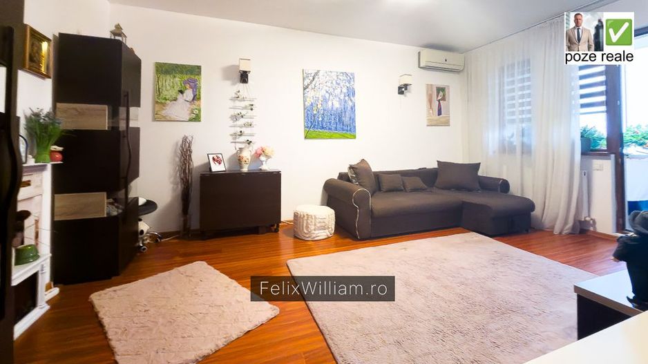 Apartament 2 camere, 62 mp, etaj 7 din 9, decomandat, confort 1. - Poză 1