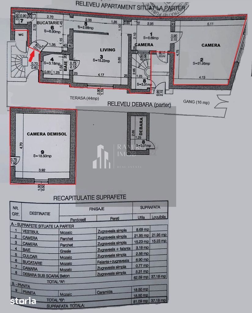 Vanzare 2 camere |  Vila | Renovat | Centrala | P-ta  Victoriei - Poză 11