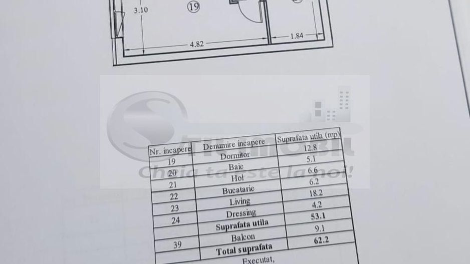 Ap 2 cam dec Poitiers, mobilat-utilat + parcare, 132.000€ neg. - Poză 7