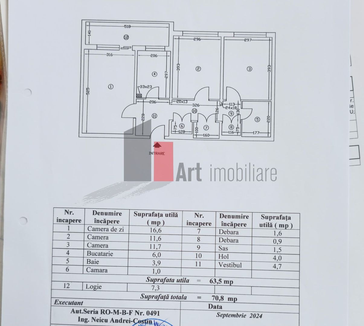 Vânzare apartament 3 camere Emil Racoviță - Poză 22