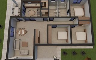 Casă la roșu de vânzare | un singur nivel | ieșire Tăuții Măgherăuș | - Poză 4