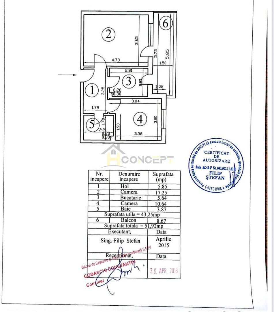 Ap 2 camere mobilat utilat Campus Scolar Popesti Leoerdeni - Poză 11