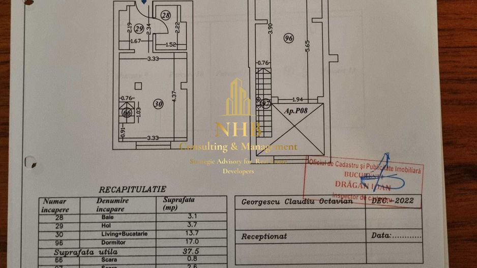 Studio tip duplex de vanzare –  COLETINA-BUCUR OBOR -PARCARE - Poză 7