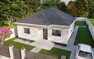 BG124-Teren cu Aut.Constr Proiect Casa parter 614 mp - Poză 11