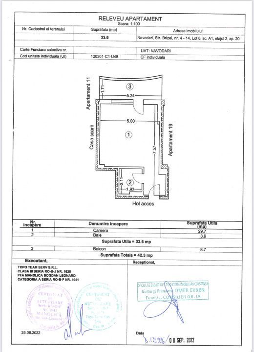 Stațiunea Mamaia- Casa Del Mar -Garsoniere mobilata si utilata complet - Poză 26