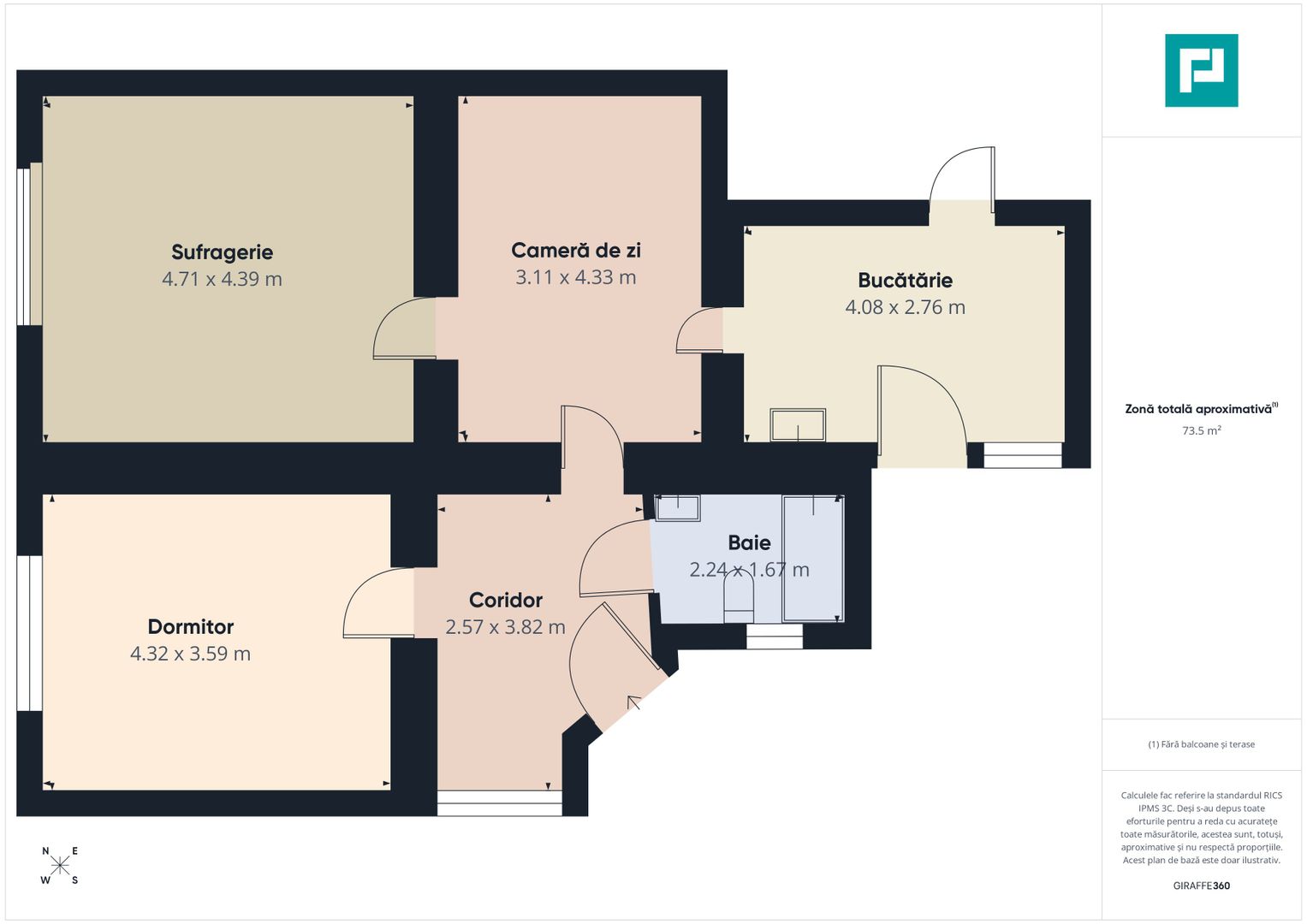 Casă cu 3 camere și 1047 mp în Peregu Mic - Poză 8
