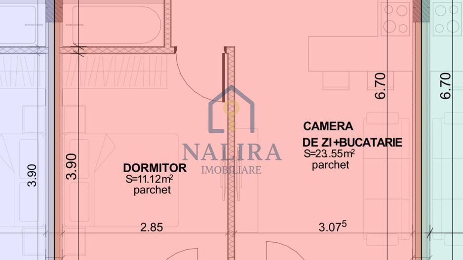 Vanzare apartament - 2 camere - bloc nou Margeanului - Poză 2