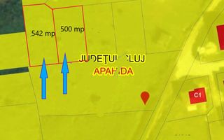 Doua Terenuri INTRAVILANE CU UTILITATI Dezmir, Cluj 500mp - Poză 6