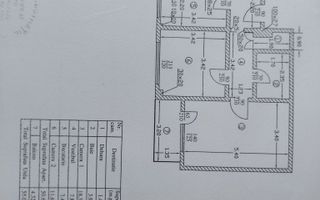 2 Camere - 55MP | Decomandat | 1980 | Metrou Gorjului - Schiță 8