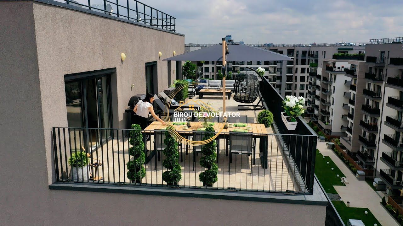 Penthouse 12 minute de metrou Vedere superba Terasa mare Proiect TOP - Poză 3