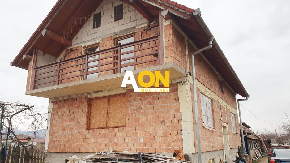 Casa semifinisata, D+P+M, 5 camere, 1750 mp teren, Sard, com. Ighiu - Poză 1