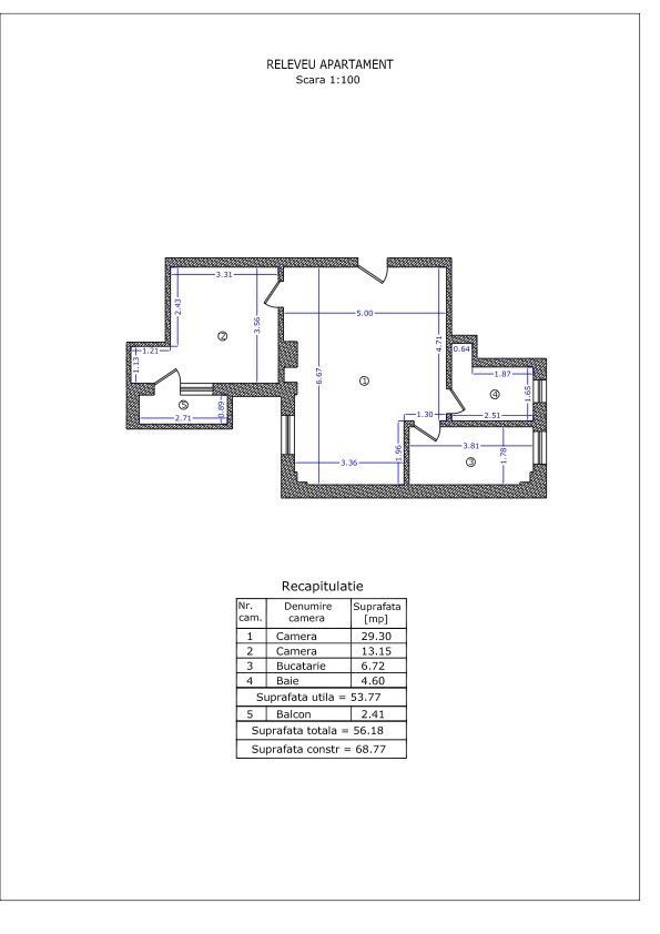Vanzare 2 camere complet mobilat si utilat-Bucurestii Noi metrou - Poză 9
