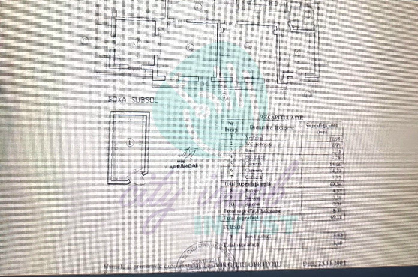 3 camere Piata Unirii-Centrala proprie- Loc parcare - Poză 3