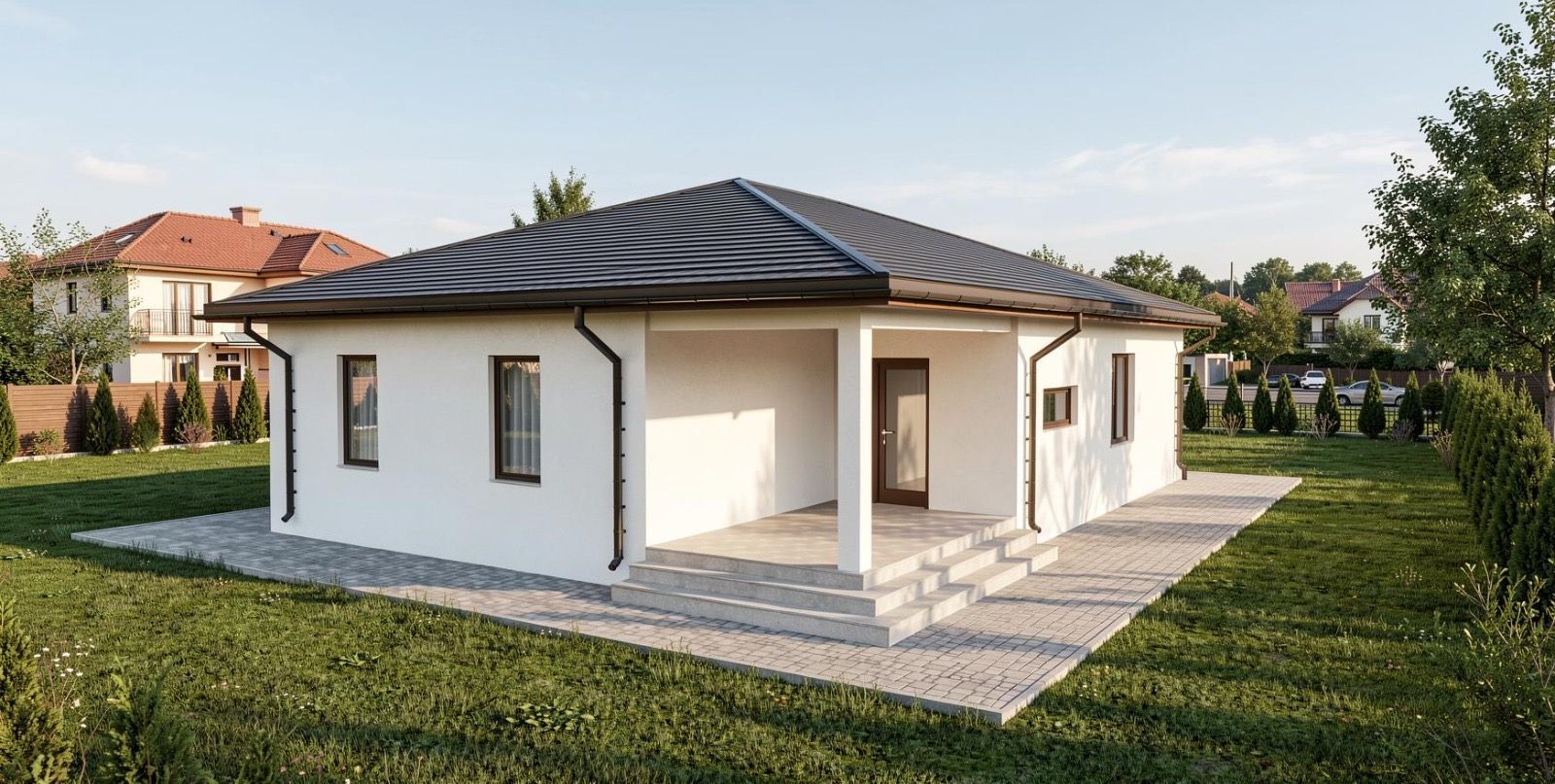 Casa Individuala Dudestii Noi,Parter,4 Camere,2Bai,Terasa Acoperita - Poză 2