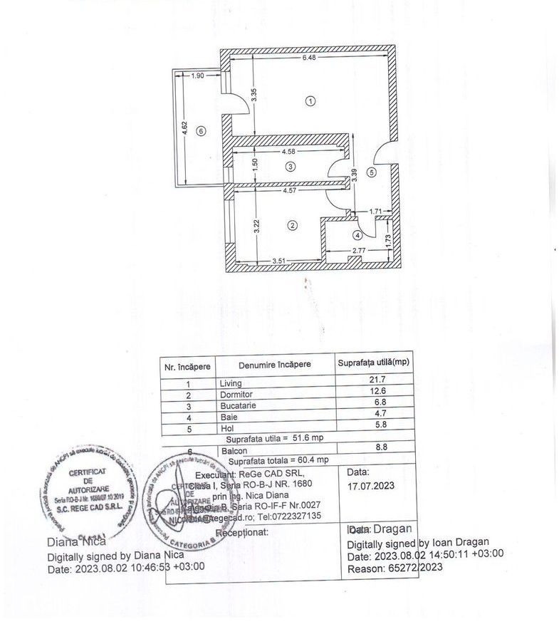 Apartament 2 camere. Premium, design. Loc Parcare Subteran. Emil Racovita. - Poză 13