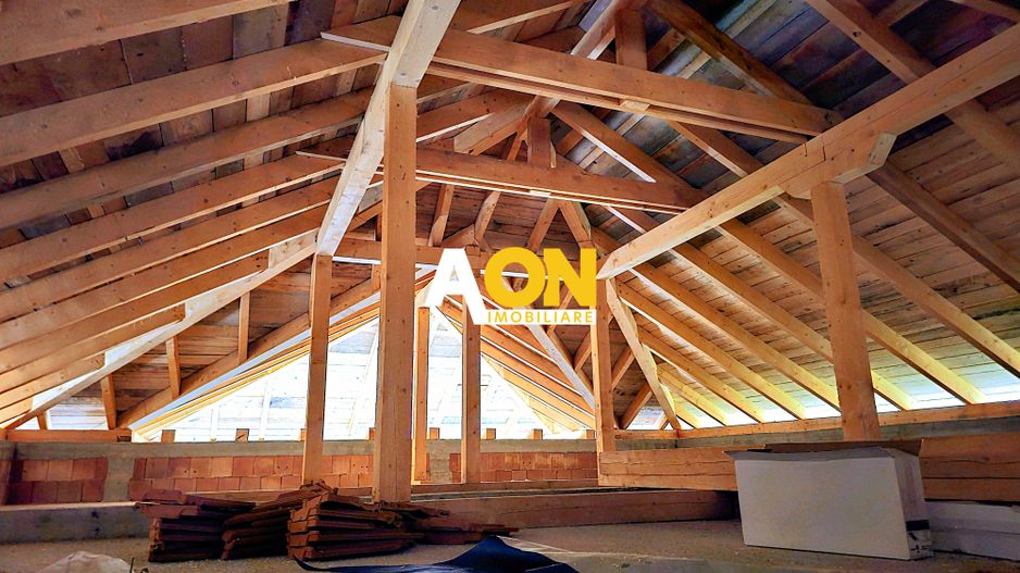 Casa nouă 123 mp utili, semifinisată, 535 mp teren, pod mansardabil - Poză 3