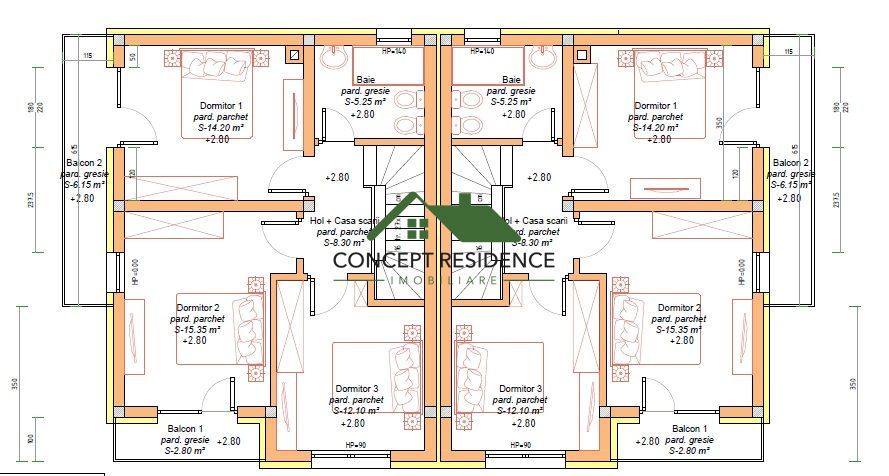 Duplex nou | 100 mp utili | 2,5 ari teren – zona str. Vrancei - Poză 5