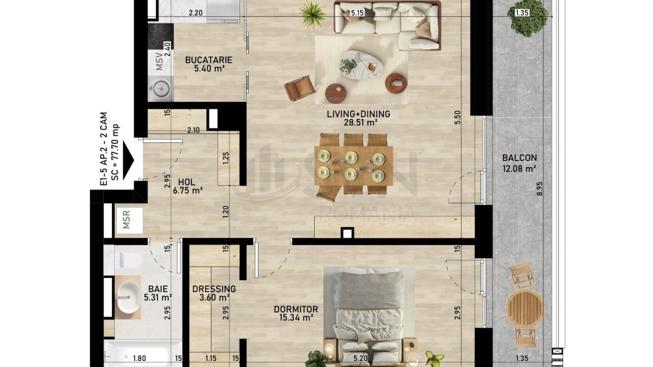 REA1026796 Apartament 2 camere I Gemina by the lake - Poză 3