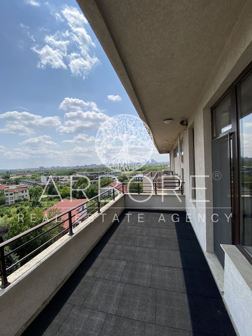 Penthouse 5 camere 250 mp lângă Ambasada SUA , zona Băneasa București - Poză 32