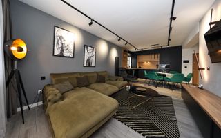 Apartament cu 3 camere, 2 bai, mobilat lux - zona Coresi - Poză 3