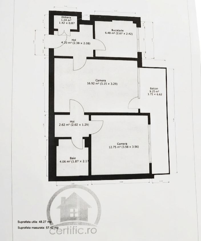 Apartament cu 2 camere - P-ta Victoriei - Poză 5
