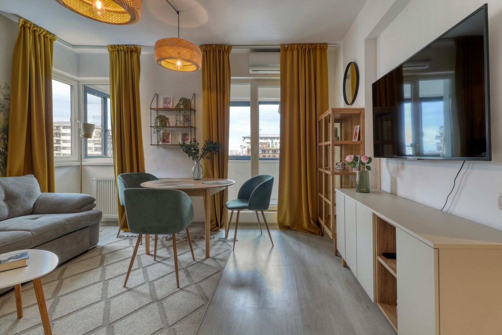 NEW! First rent! 3 camere, Militari Residence - Poză 1