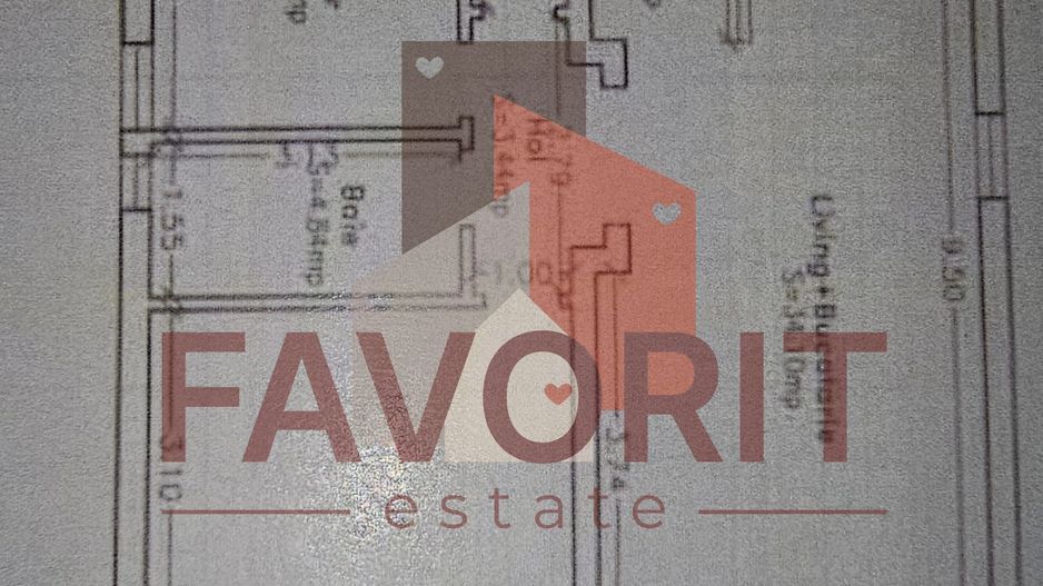 Spatios. Mobilat si utilat. Model cu 2 bai. - Schiță 17