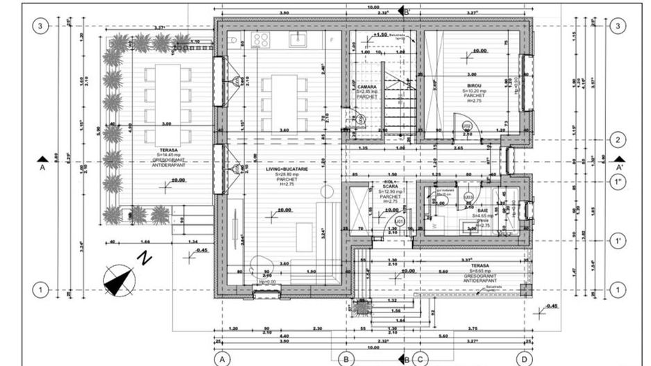 Casa cu 4 camere | Chinteni | Teren 672 mp | Arhitectura deosebita | - Poză 5