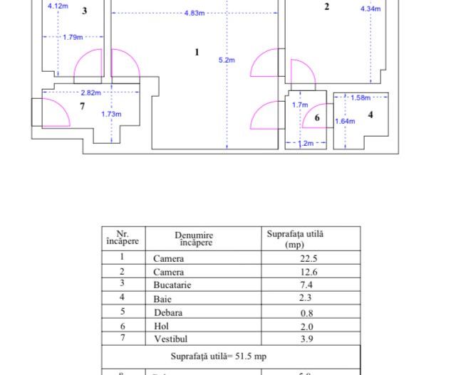 Apartament Magheru / Romana - Poză 8