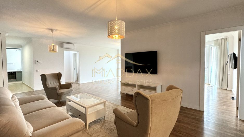 4 rooms apartment - 122 sqm/ Rented/ 1 Parking / Floreasca - Lake View - Poză 5