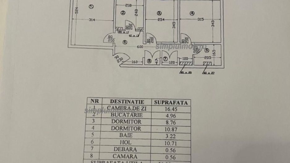 Decomandat Renovat 3 Camere Liviu Rebreanu - Schiță 17