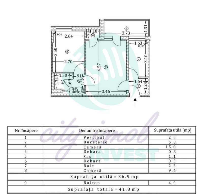 2 camere Calea Victoriei– Amzei | Renovat designer - Poză 3