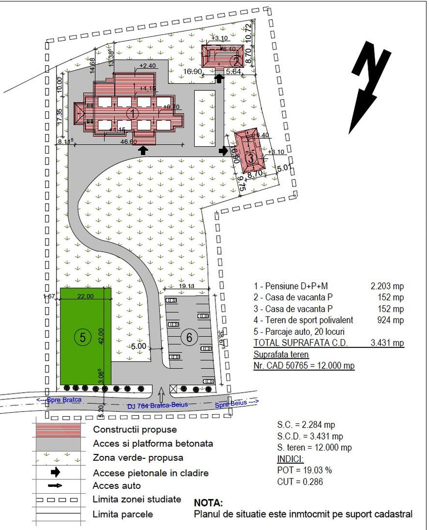 Teren intravilan Rosia, 12 000 mp, cu proiect aprobat. Comision 0. - Poză 3