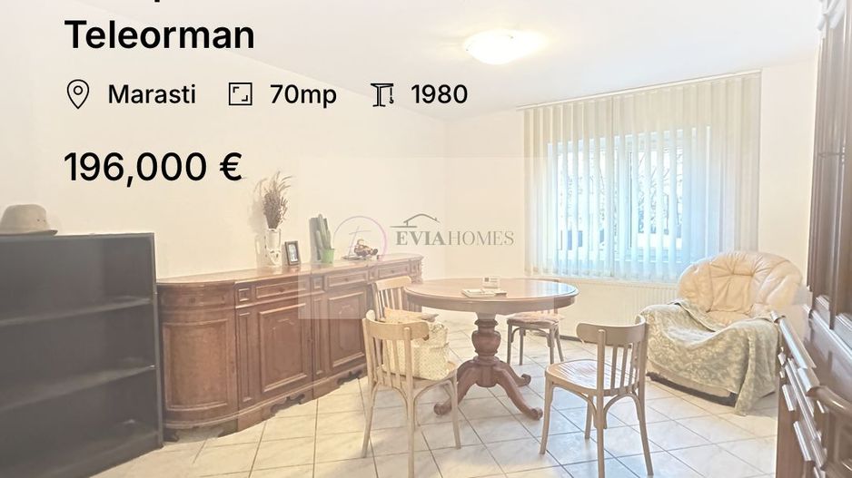 70 mp/3 camere/2 băi/Zona străzii Teleorman - Poză 1