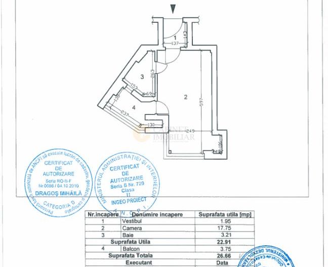 Garsoniera  | Piata  C. A. Rosetti | Vedere Panoramica  | Fara risc - Poză 8