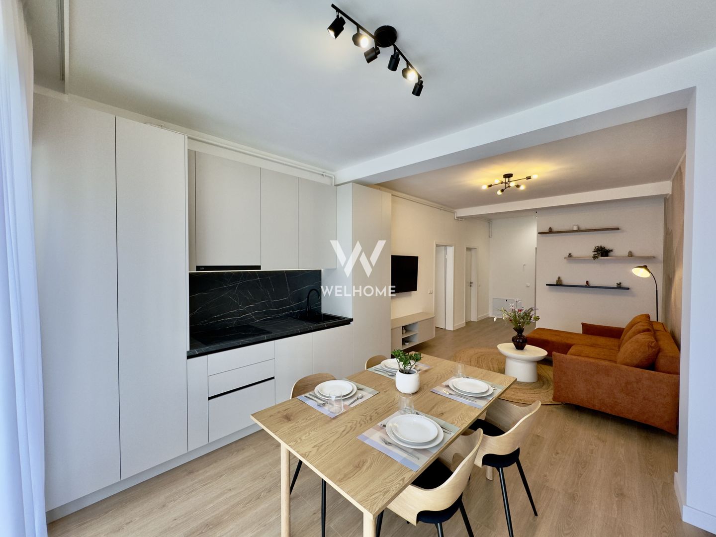 Apartament cu 2 camere, mobilat complet, terasă 10.42 - întabulat - Poză 8