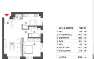 VANZARE 2 CAMERE 62MP | SOS NORDULUI | BLOC NOU 2024 | LOC PARCARE | - Poză 10