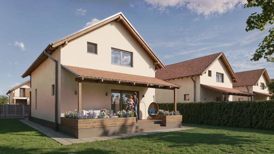 Case individuale în Sânpetru, cu teren 400 mp și toate utilitățile - Poză 6