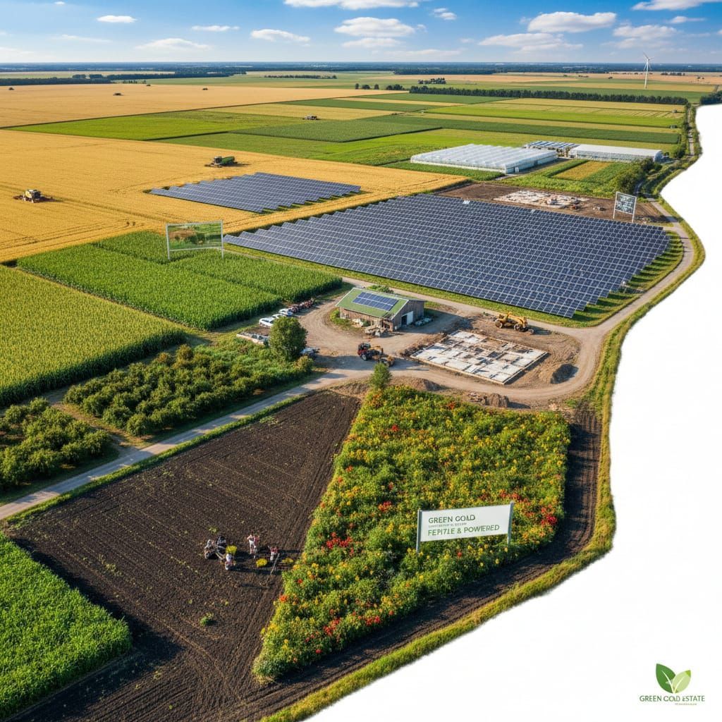 HUB Energetic & Agricol: 50 Ha Compacte | Direct A2 | Fundeni,Călărași - Poză 1