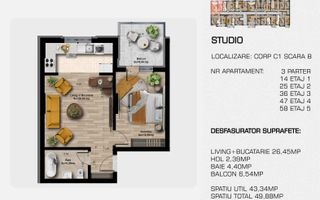 DIRECT DEZVOLTATOR |  Grand Berceni | Metrou Berceni | 2 camere tip studio - Poză 7