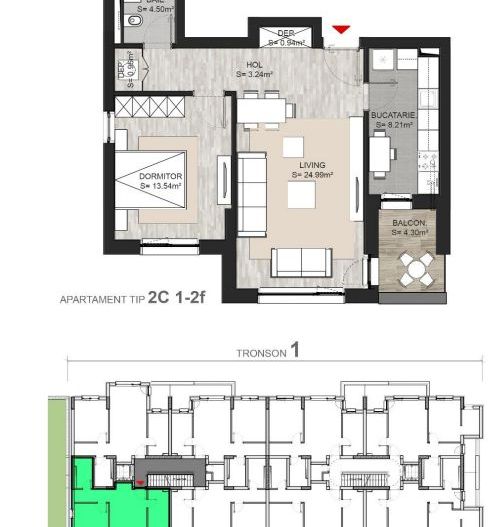 Apartament zona Noua - Comision 0% - Poză 11