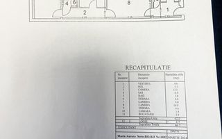 Urgent! Apartament 3 camere piata Minis - Schiță 1