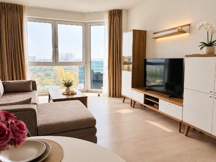 Apartament lux de vânzare | 2 camere | Floreasca | vedere panoramică lac - Poză 2