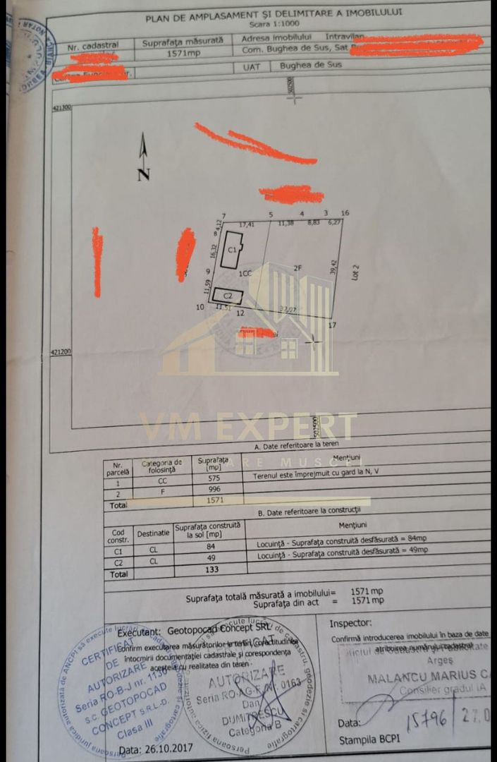 CASA 4 CAMERE, TEREN 1571 MP, BUGHEA DE SUS, ARGES - Poză 16