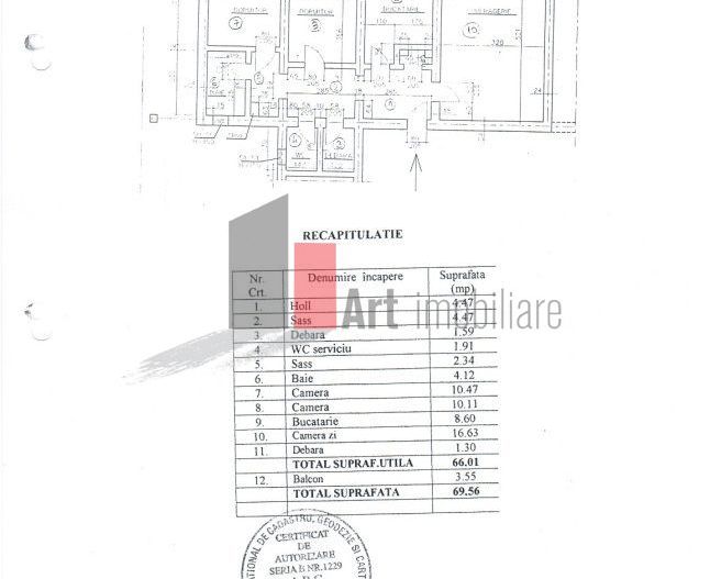 Apartament 3 camere Gorjului - Schiță 15