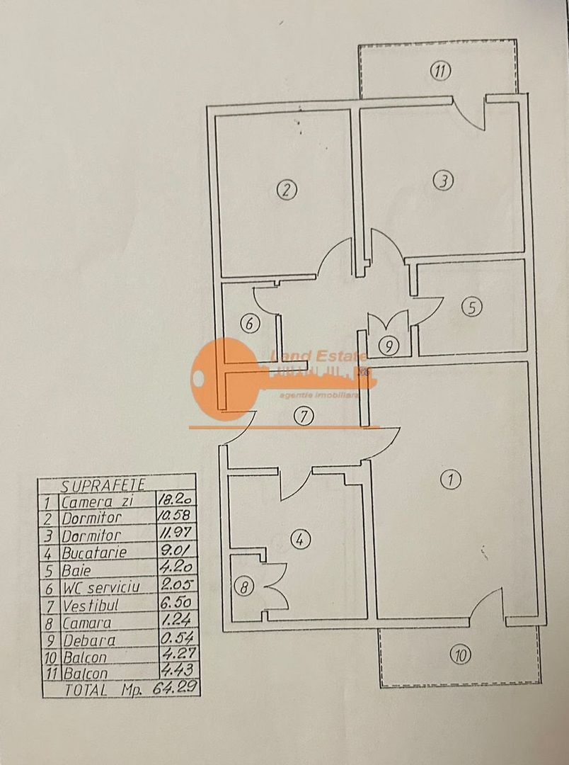 Apartament cu 3 camere in zona Grojului - Poză 7