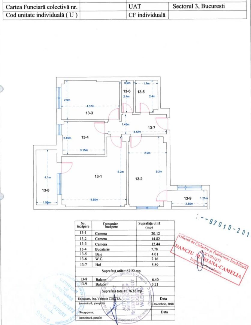 Apartamebt 3 camere zona 1 Decembrie 1918 - Auchan Titan - Poză 8