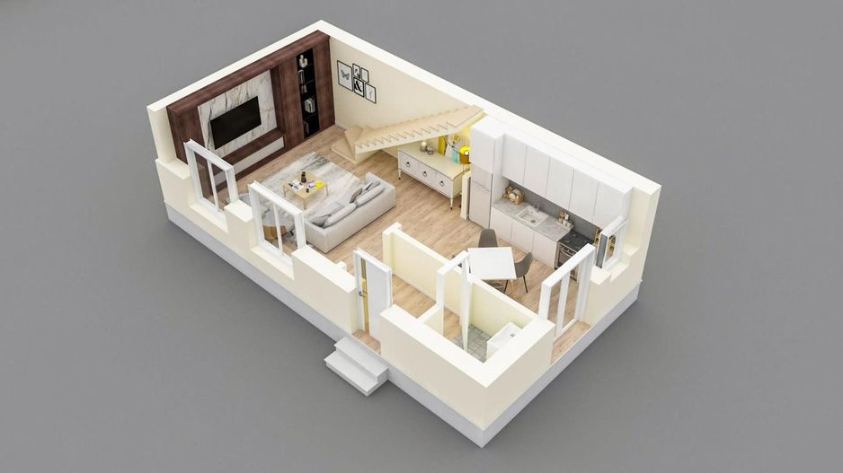 VILA TIP DUPLEX FINALIZATA,MUTARE IMEDIATA / ZONA TRAPEZULUI! - Poză 4